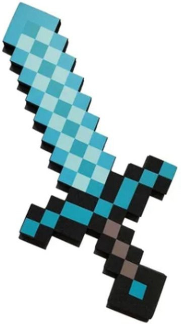 Neoglint Diamantschwert, Minecraft, Fantasy, Zubehör, Blau, Schaumstoff - Bild 1