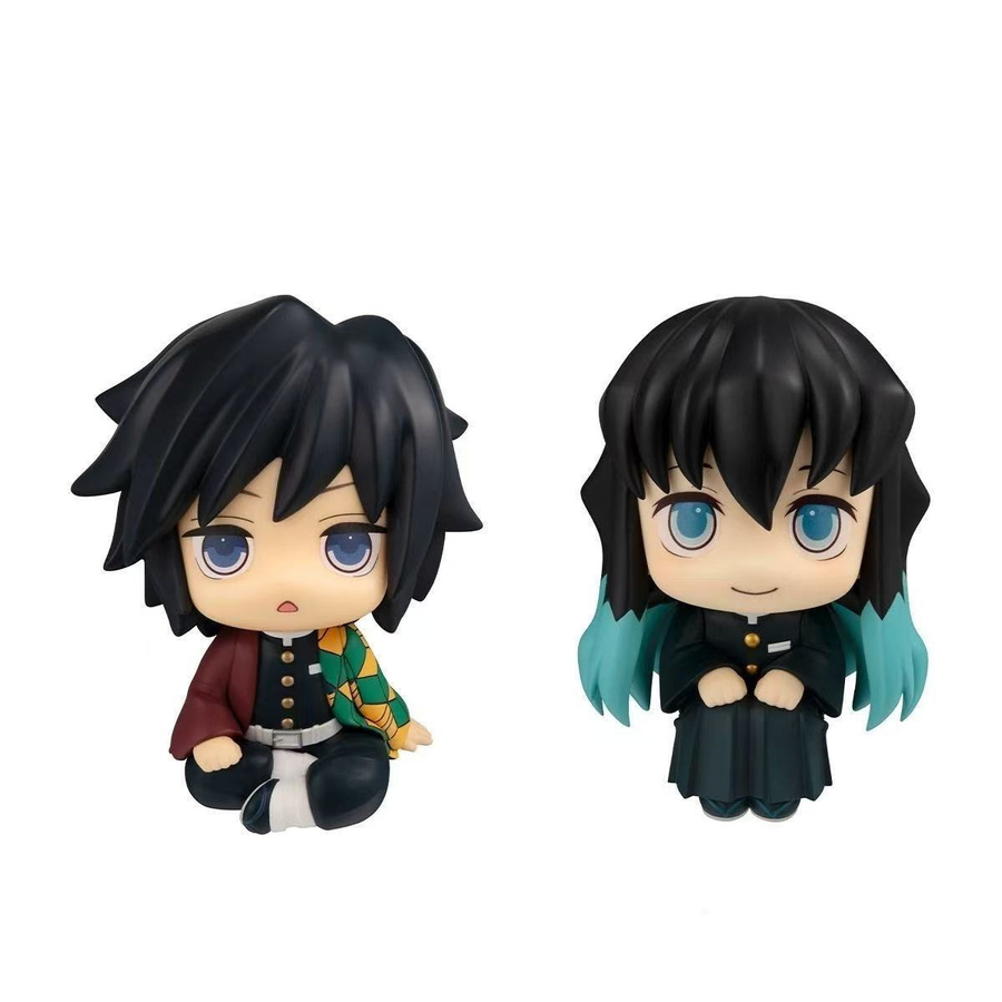 Fashnics Demon Slayer Anime Figuren Iguro Obanai und Tokitou Muichirou Sammlerstücke aus PVC in Multicolor - Bild 2