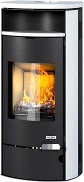 accente Kaminofen Versari Deluxe in Beige mit Sandstein-Optik, 7 kW - Bild 1