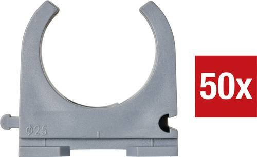 TRU COMPONENTS Klemmschelle EN25 25mm Grau 50er Packung - Bild 1