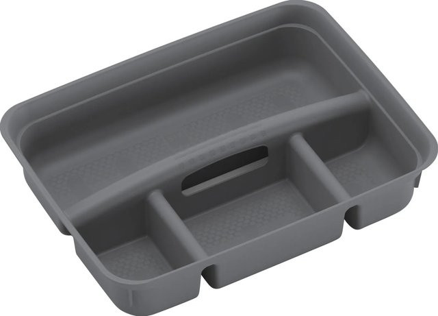 Kis Einsatz Tray mit 4 Ablagefächern und Griff für Aufbewahrungsbox K-Latch S, Grau, B: 265,0 cm, H: 85,0 cm - Bild 1