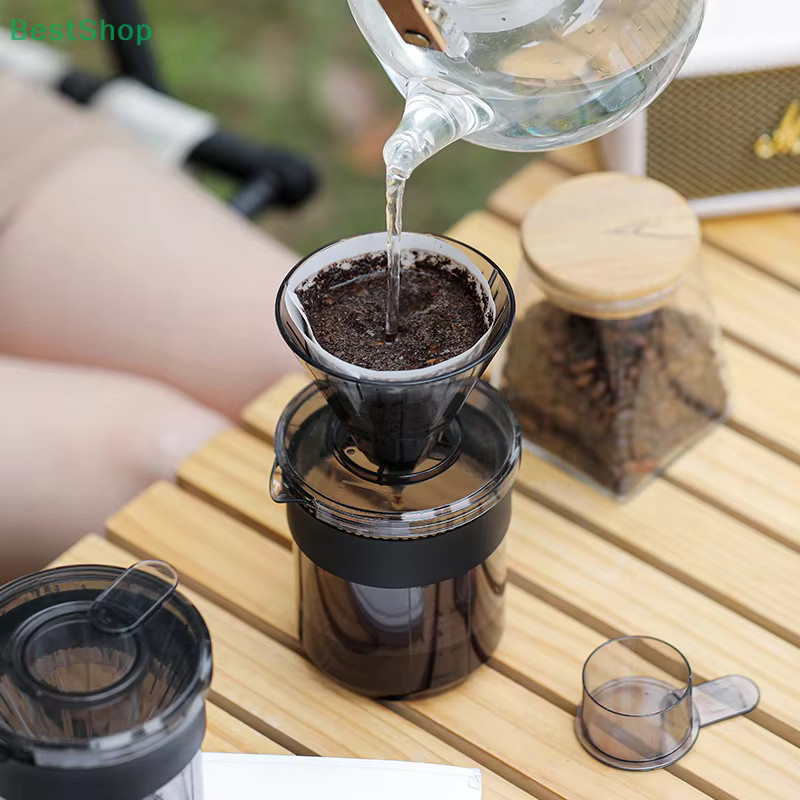 HNKMP 3-in-1 Kaffeemaschine zum Übergießen mit Skala und Aufbewahrungsbecher für Reisen und Camping - Bild 4