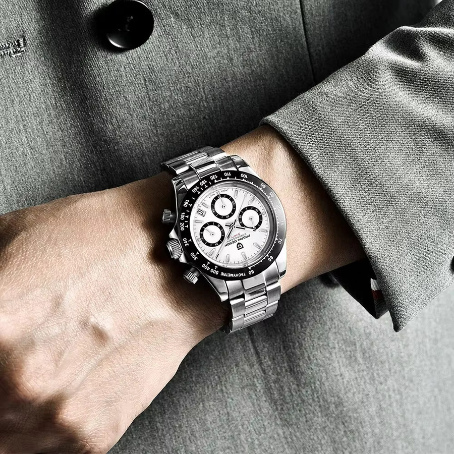 Pagani Design Chronograph, Quarz, Edelstahl, Keramik, Saphirglas, Herren - Bild 3