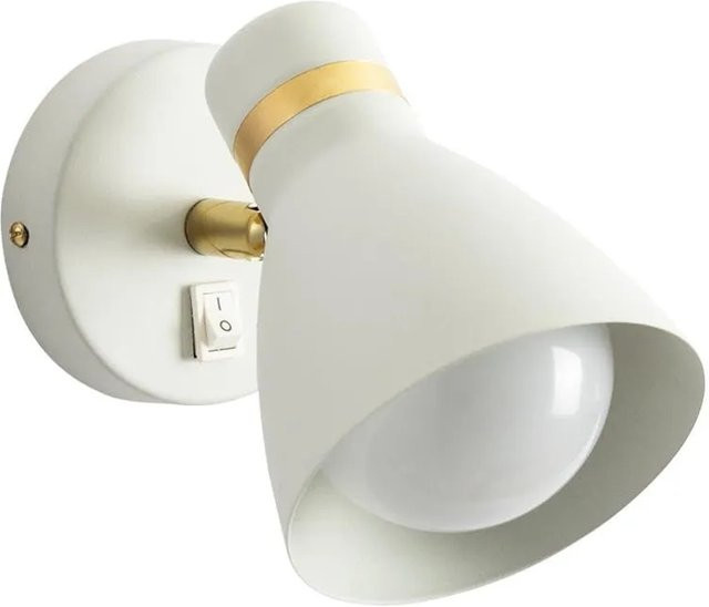 Arte Lamp Wandleuchte Fafnir in Weiß aus Metall mit E27 Fassung - Bild 1