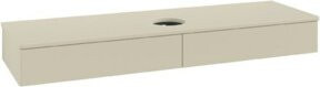 V&B Waschtischunterschrank Antao ohne Frontstruktur in Grau lackiert, B: 160 cm, T: 50 cm - Bild 1