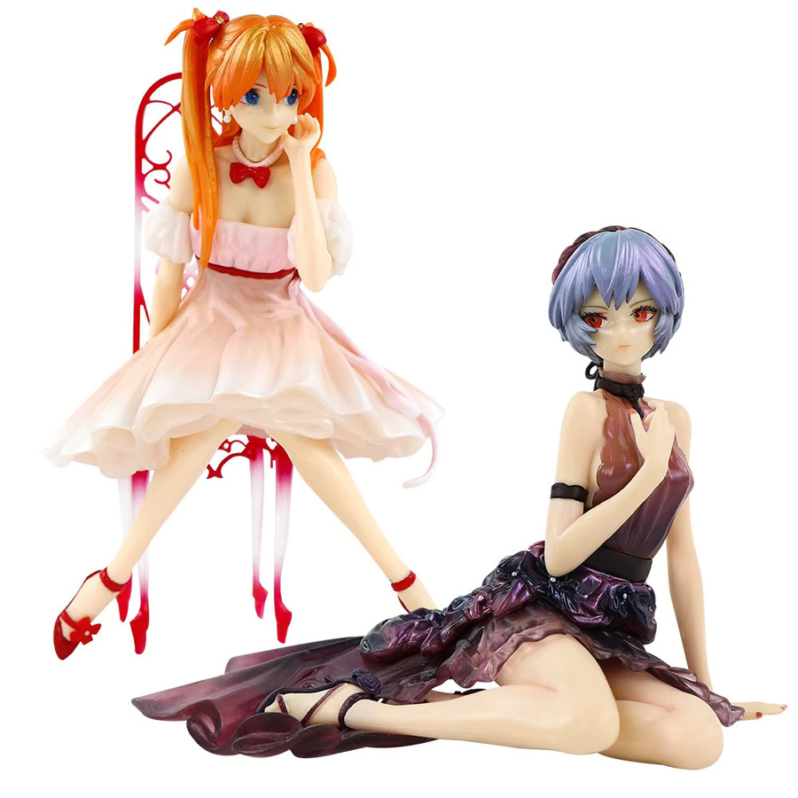 Bandai Evangelion Shin Seiki Souryuu Asuka Langley Rei Ayanami, Action Figur, 1/7 - Bild 2