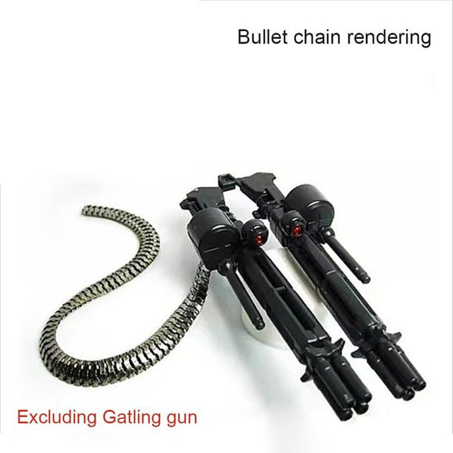 SANMERSEN Gatling-Munitionszuführsystem, Magazin-Verbindungsriemen, Metallteile, Metall-Gatling-Zuführrohre für MG/PG Gouf HG RG - Bild 1