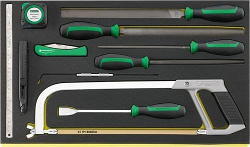 Stahlwille TCS 12025-13110/11 96838759 Werkzeugset in Gelb und Mehrfarbig mit Säge, Messer und Maßband - Bild 1