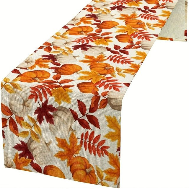 JMG Household Supplies Tischdecke mit floralem Muster in Beige, B/L: 150 cm - Bild 1