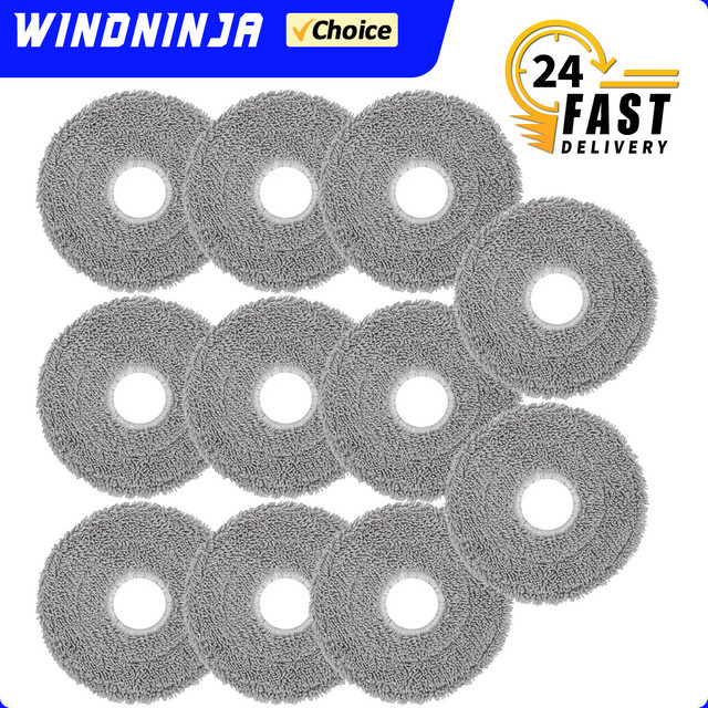 WINDNINJA Mopp Tuch Kit für Xiaomi Mijia 5 Pro, OV21CN, X10 Plus, S10 Plus, X20, X20 Plus, M30 Pro und M30S - Bild 1