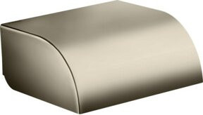 Hansgrohe Axor Universal Circular Toilettenpapierhalter mit Deckel in Gold - Bild 1