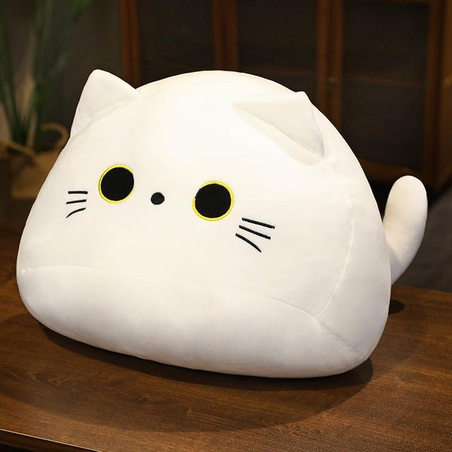 Yiran Health & Beauty Schwarze Katze Plüschtier, Kuscheltier, 18cm - Bild 1