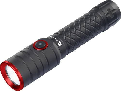 Toolcraft LED Taschenlampe TO-9919599 in Schwarz mit 1000lm, Stroboskopmodus und wiederaufladbarem Li-Ionen Akku, IPX7 wasserdicht - Bild 1