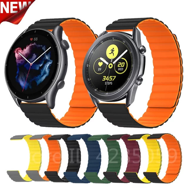 Magnetisches Silikonarmband, Schwarz, Unisex - Bild 1