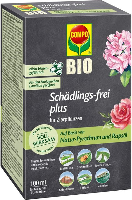 Compo Schädlings-frei plus biologisches Insektenspray 100 ml - Bild 1