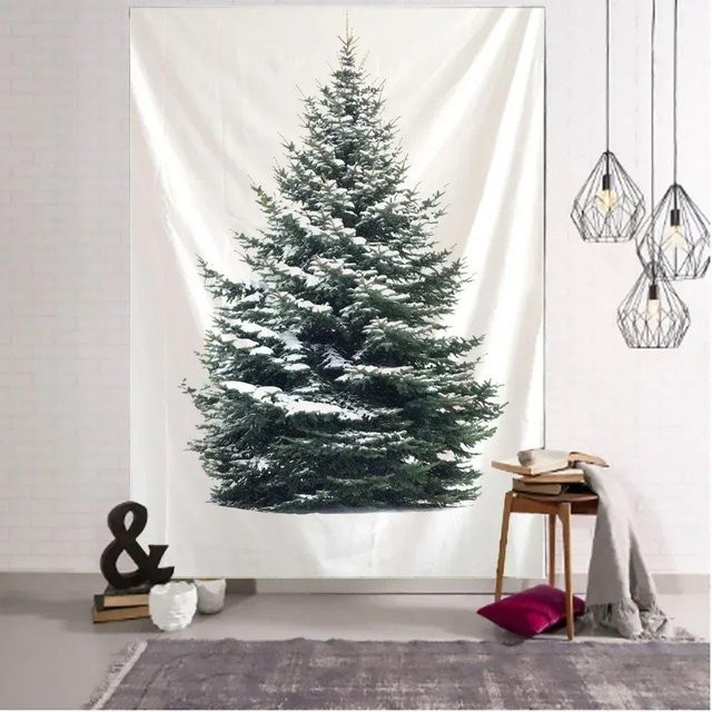 Wandteppich im Boho-Stil mit abstraktem Grafikdesign, Schwarz-Weiß, Breite: 150 cm, Höhe: 100 cm - Bild 1
