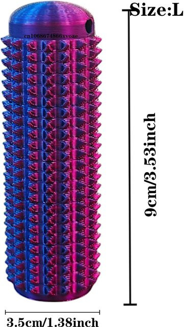 BC Pet Supplies 3D-gedruckte kleine Aua-Dinger, Stachelige Sensorische Stressabbau Stachelige Griffige Stim Schlüsselanhänger Stimming Mini-Griffiges Fidget - Bild 1