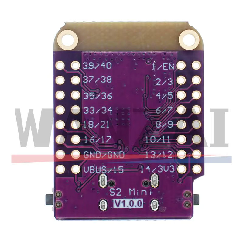 Bolantedz ESP32 S2 Mini WIFI Board in Purple mit 4 MB Flash und 2 MB PSRAM für MicroPython und Arduino kompatibel - Bild 3