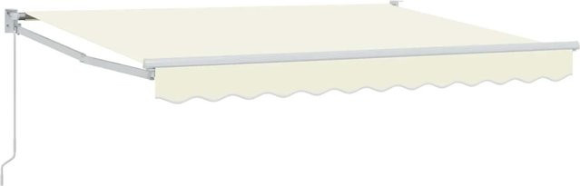 vidaXL Manuell Einziehbare Markise Creme B: 300 cm, T: 200 cm - Bild 1