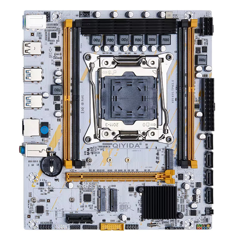 QIYIDA X99 Motherboard-Set mit Intel Xeon E5 2670 V3 CPU, 8GB DDR4 RAM, M-ATX Formfaktor und NVME M.2 Unterstützung - Bild 3
