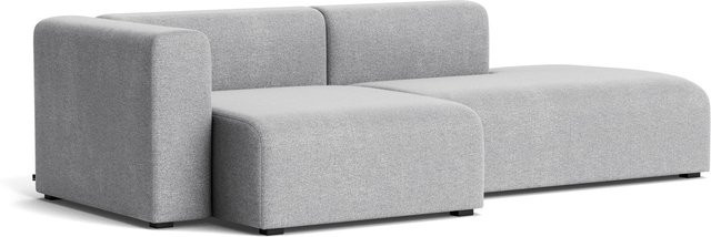 HAY Mags 2,5-Sitzer Sofa Kombination mit Stoffbezug in Grau, linke Ausrichtung - Bild 1