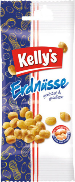 Kelly's Erdnüsse geröstet/gesalzen 40 g - Bild 1