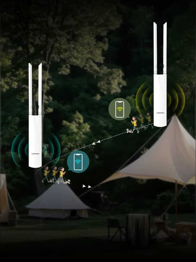 COMFAST BE3600 Outdoor Access Point Router Dual-Band WLAN-Repeater WiFi 7 in Weiß - Bild 5
