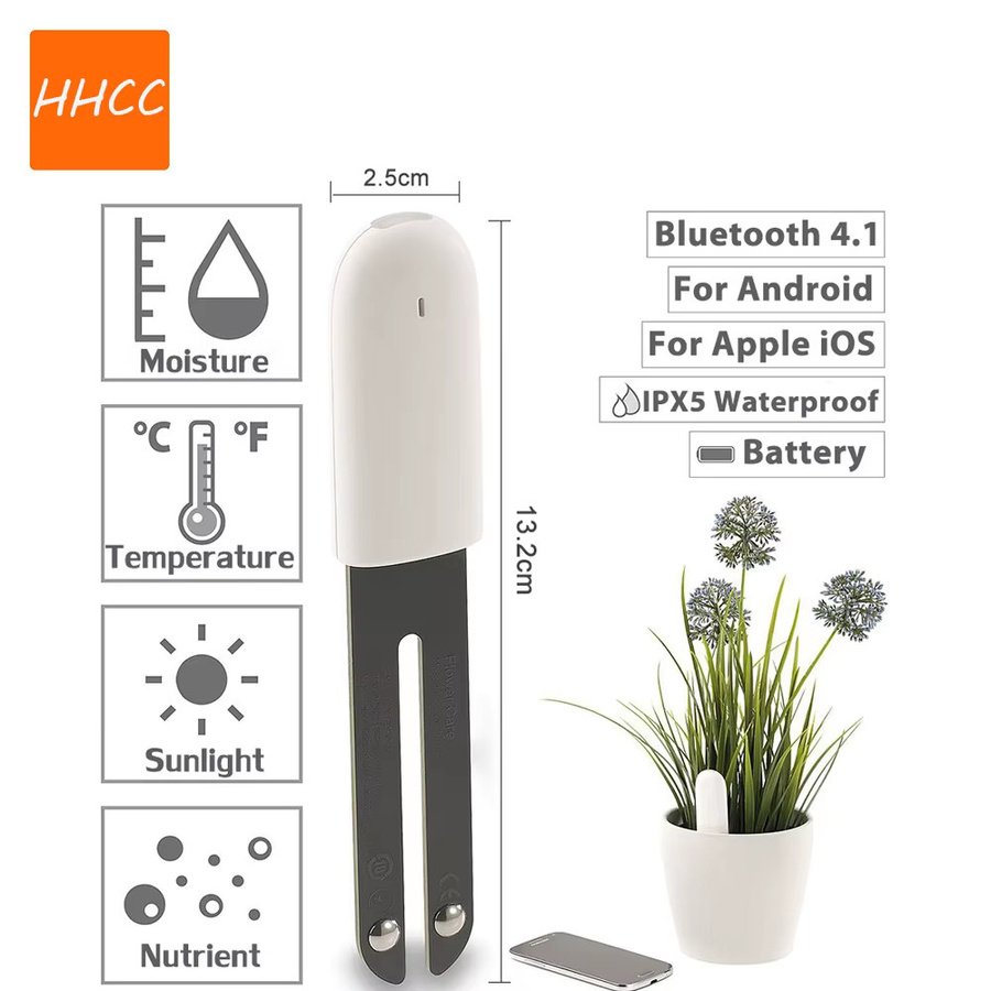 Timethinker Smart Pflanzenmonitor für Xiaomi zur Messung von Bodenfeuchtigkeit, Wasser und Fruchtbarkeit in Weiß - Bild 3