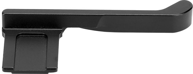 Fujifilm X-100V Metall Daumenauflage mit Cold Shoe Handgriff in Schwarz - Bild 1