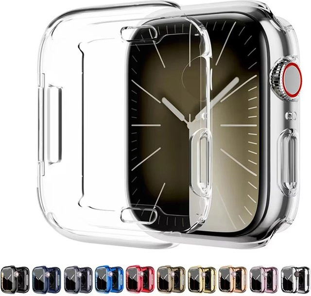 KAFNHCKA TPU-Schutzhülle für Apple Watch und iWatch Ultra 9 8 7 6 in Transparent - Bild 1