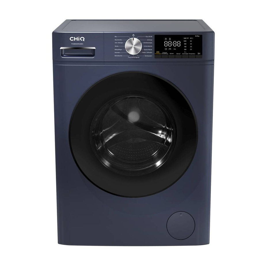 CHiQ Waschmaschine PO8M3XWGABG Frontlader blau B/H/T: 60 x 85 x 53 cm - Bild 3