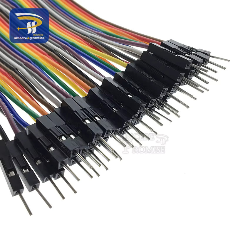 120 Stück Dupont-Leitungen 10 cm, 40-poliges Stecker-zu-Buchse Überbrückungskabel Set in Mehrfarbig für Arduino DIY-Kits - Bild 3