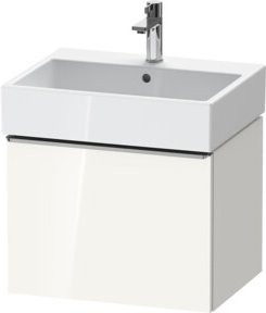 Duravit Waschtischunterschrank D-Neo, wandhängend, weiß glänzend, B/T: 58,4 x 44,2 cm - Bild 1