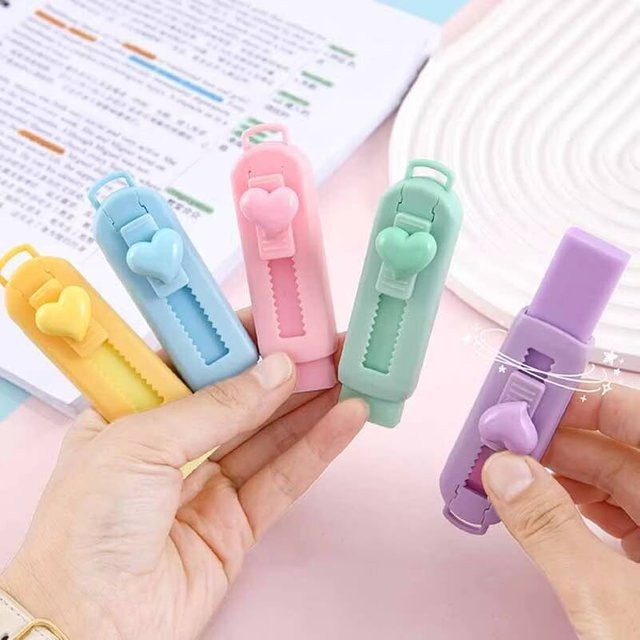 Lytwtw's Kawaii Radiergummi in bunten Farben für Schule und Büro - Bild 1