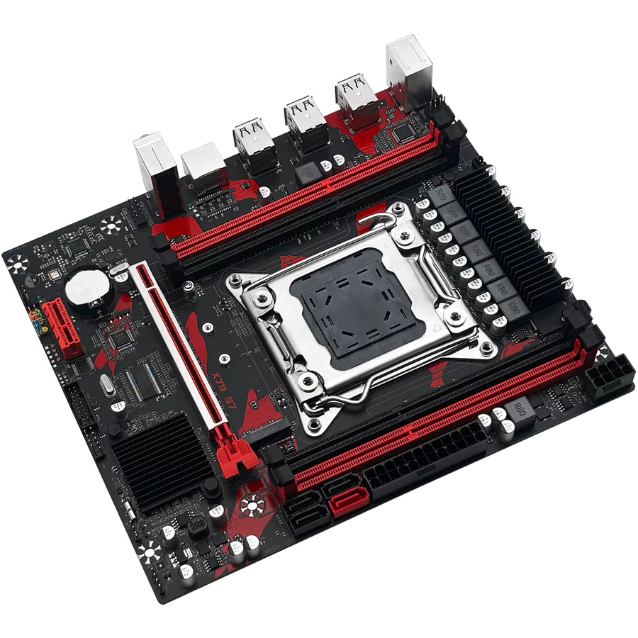 MACHINIST X79 S7 Motherboard LGA2011-3 in Schwarz mit Xeon E5 2640 V2 CPU und 32 GB DDR3 1866 MHz RAM M-ATX Kit - Bild 3