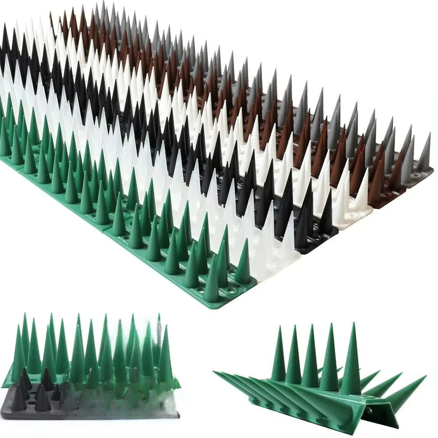 Spike Defender Zaun und Wand Spikes zur Abwehr von Eindringlingen und Tieren in Transparent oder Braun, B/T/H: 45 x 4,5 x 3,7 cm - Bild 5