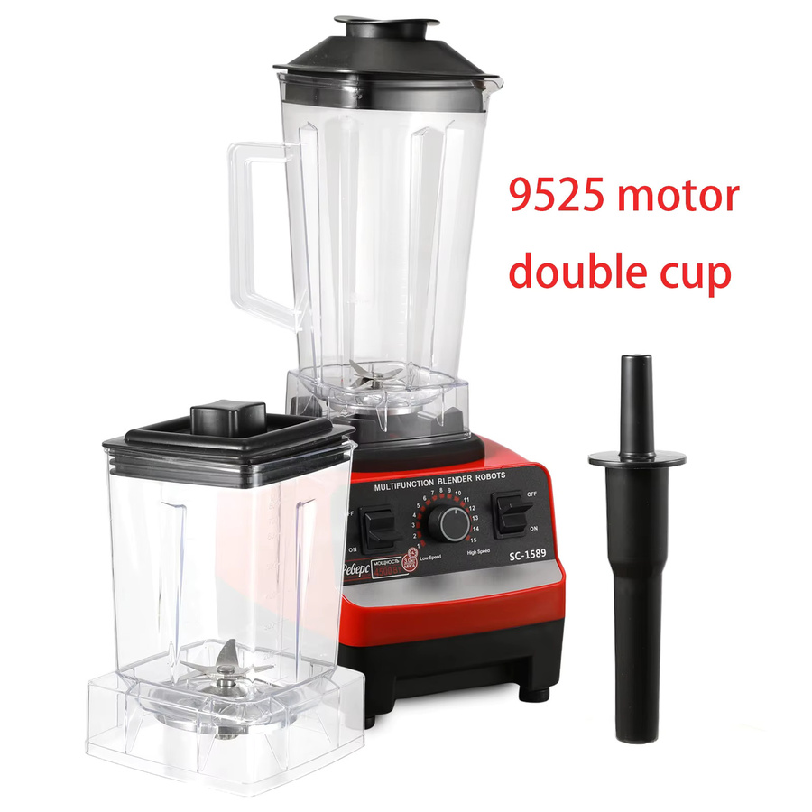 Lpnove 2-in-1 Professioneller Mixer und Smoothie-Maker mit 2L Behälter, Hochleistungs-Entsafter und Eiscrusher, BPA-frei - Bild 8