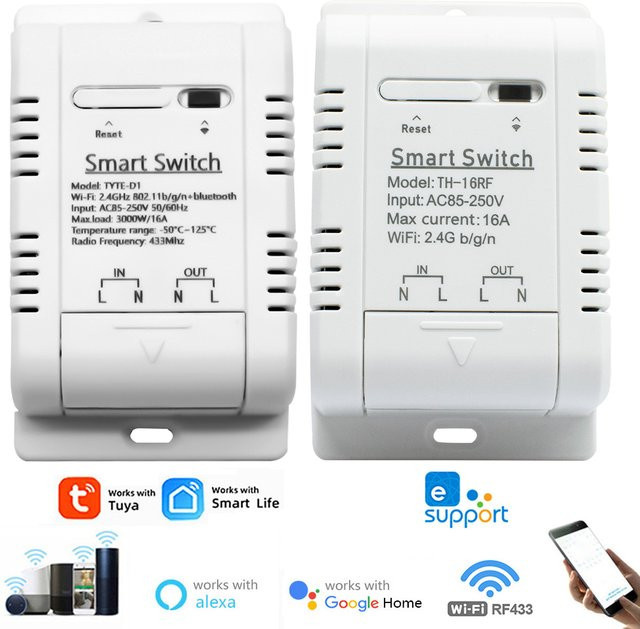 Scimagic-RC Intelligenter Temperaturschalter 16A 3000W mit Energieverbrauchsüberwachung in Weiß für Tuya eWElink APP und Alexa - Bild 1