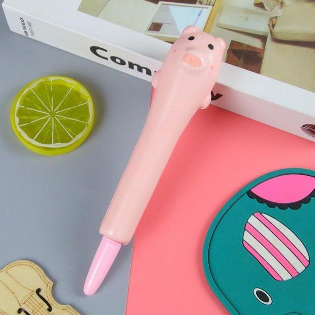 Love Home Garden Kawaii-Kaninchen Gelstifte in Pink mit Stressabbau-Schaumstoff für Büro und Schreibwaren - Bild 1