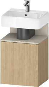 Duravit Waschtischunterschrank Qatego in Eiche Natur matt, B/T/H: 44 x 35 x 64,5 cm - Bild 1