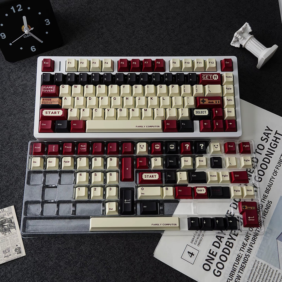 Cherry Retro NES Tastenkappen für mechanische Tastaturen, Dye-Sub, Mehrfarbig - Bild 5