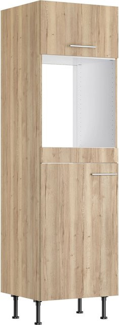 Optifit Küchen-Hochschrank Erik290 für Backofen und Kühlschrank in Wildeiche, Breite: 60 cm - Bild 1