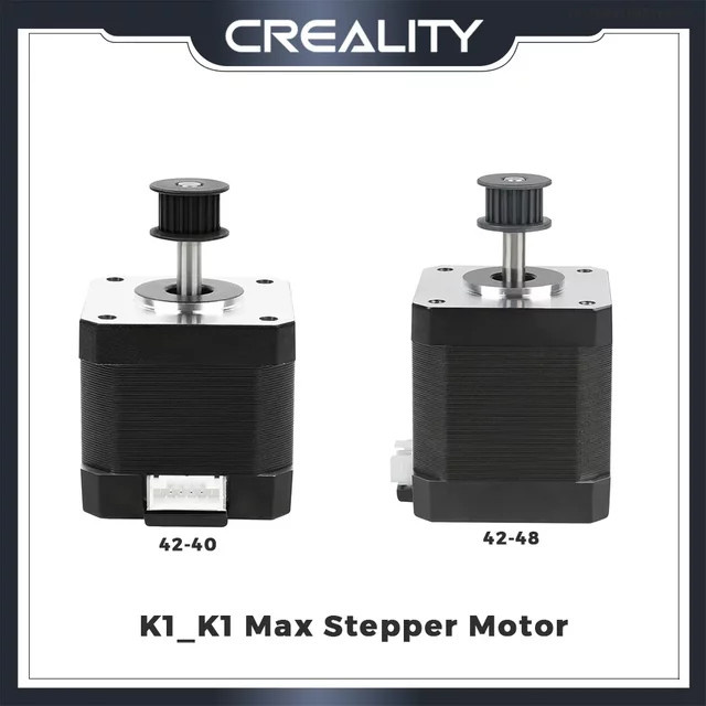 Creality Original 42-40 oder 42-48 Schrittmotor für K1-K1 MAX 3D-Drucker in Schwarz - Bild 1