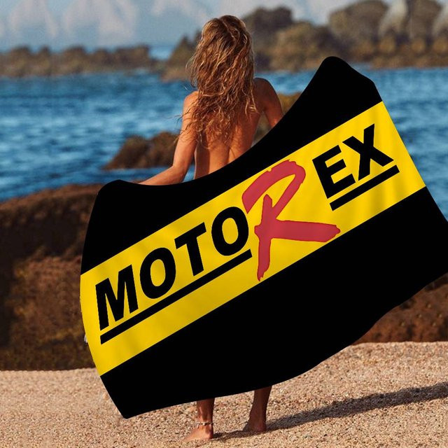 M-Motorex Mikrofaser Strandtuch Schwarz, Saugfähig und Schnelltrocknend, B/B/B: 30 x 30 cm - Bild 1