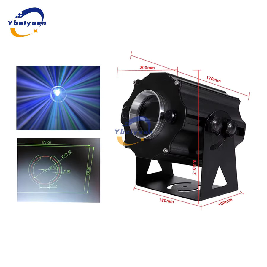 Ybeiyuan Glühwürmchen-Lichter IP65 Wasserdicht Schwarz für Outdoor Lichtshows bei Hochzeiten und Partys - Bild 2