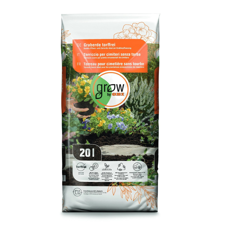 GROW by OBI Graberde torffrei 2640 kg - Bild 2