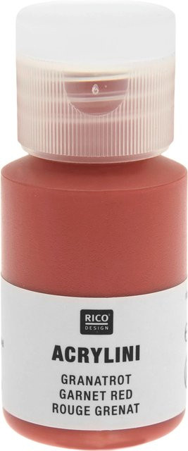 Rico Design Acrylini Acrylfarbe in Granatrot - Bild 1