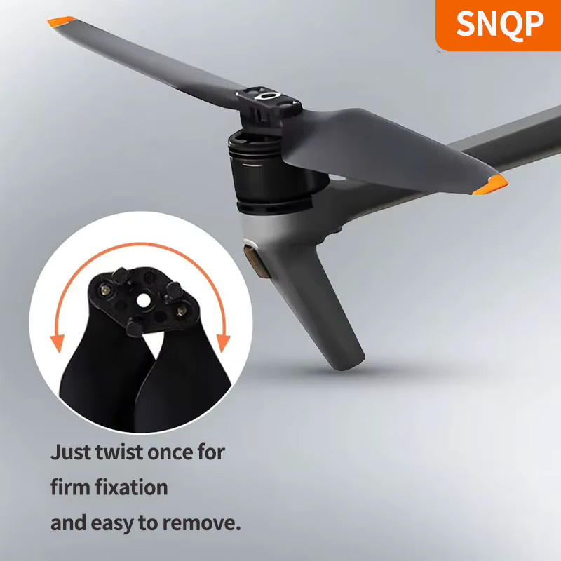 DJI 9453F Propeller Set für Mavic 3, Mavic 3 Pro und Mavic 3 Classic in Schwarz mit Schnellverschluss und faltbaren Klingen - Bild 3