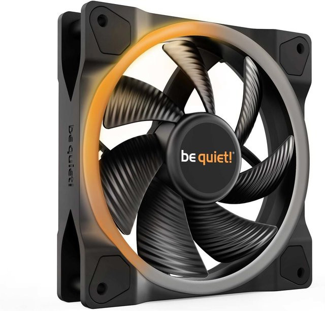 be quiet! Light Wings PWM Gehäuselüfter, 120 mm, Schwarz, Multicolour - Bild 2