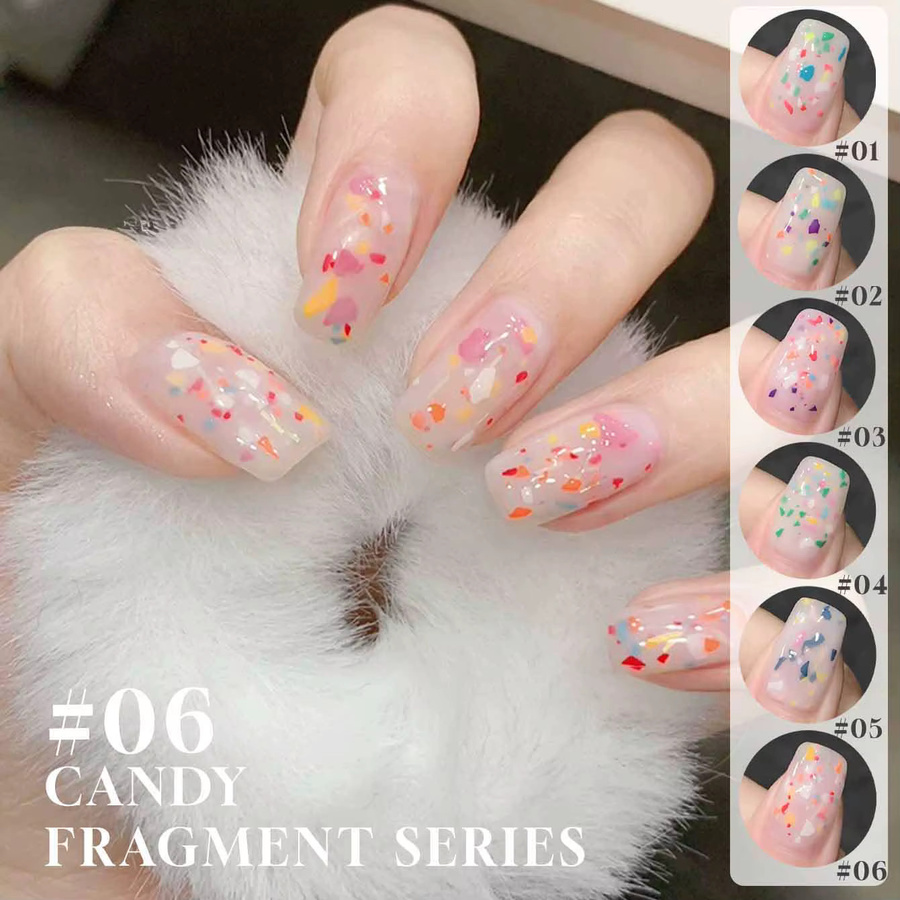 MIANEL NAIL Candy Fragments Gel-Nagellack, Glänzend, Unisex - Bild 2